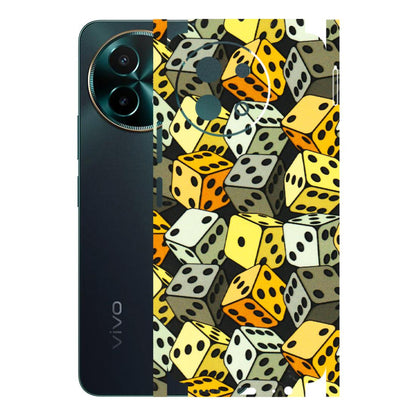 VIVO Y Series Phone Skins (All Models) - Dices Of Life - 3D Embossed Finish (L-04) Vivo Y58 5G