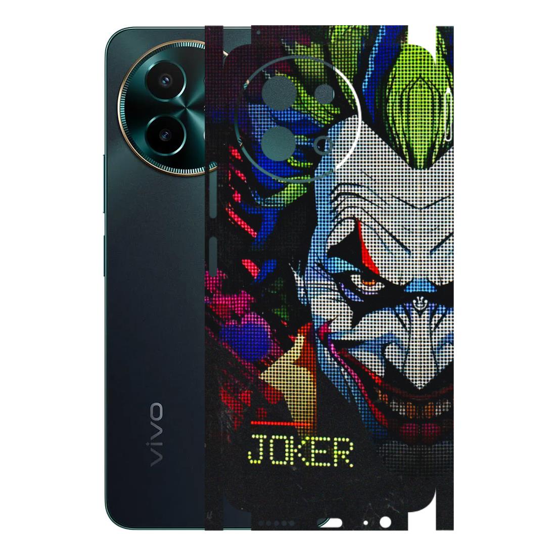 VIVO Y Series Phone Skins (All Models) - Joker Dot Matrix - 3D Embossed Finish (L-08) Vivo Y58 5G