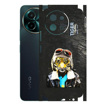 VIVO Y Series Phone Skins (All Models) - Rider Tiger - 3D Embossed Finish (L-113) Vivo Y58 5G