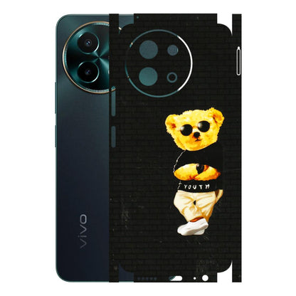 VIVO Y Series Phone Skins (All Models) - Classy Teddy Bear - 3D Embossed Finish (L-116) Vivo Y58 5G