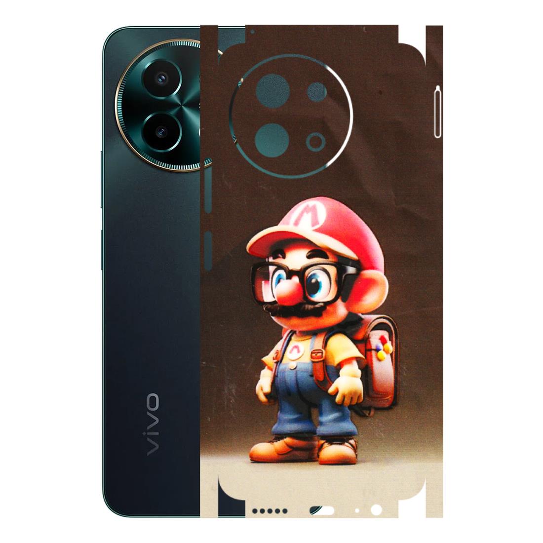 VIVO Y Series Phone Skins (All Models) - Little Mario - 3D Embossed Finish (L-119) Vivo Y58 5G