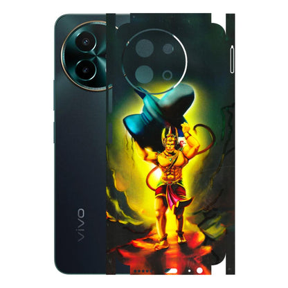 VIVO Y Series Phone Skins (All Models) - Hanuman Ji - 3D Embossed Finish (L-128) Vivo Y58 5G