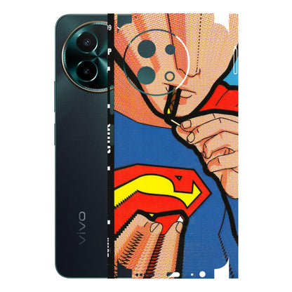 VIVO Y Series Phone Skins (All Models) - Superman Sutta - 3D Embossed Finish (L-130) Vivo Y58 5G