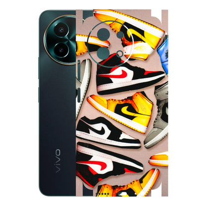 VIVO Y Series Phone Skins (All Models) - Sneaker Lover - 3D Embossed Finish (L-135) Vivo Y58 5G