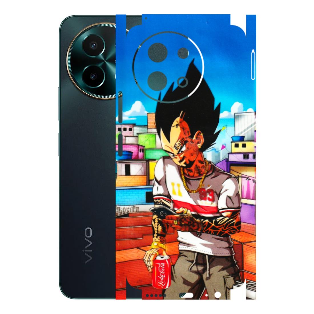 VIVO Y Series Phone Skins (All Models) - Vegeta - 3D Embossed Finish (L-136) Vivo Y58 5G