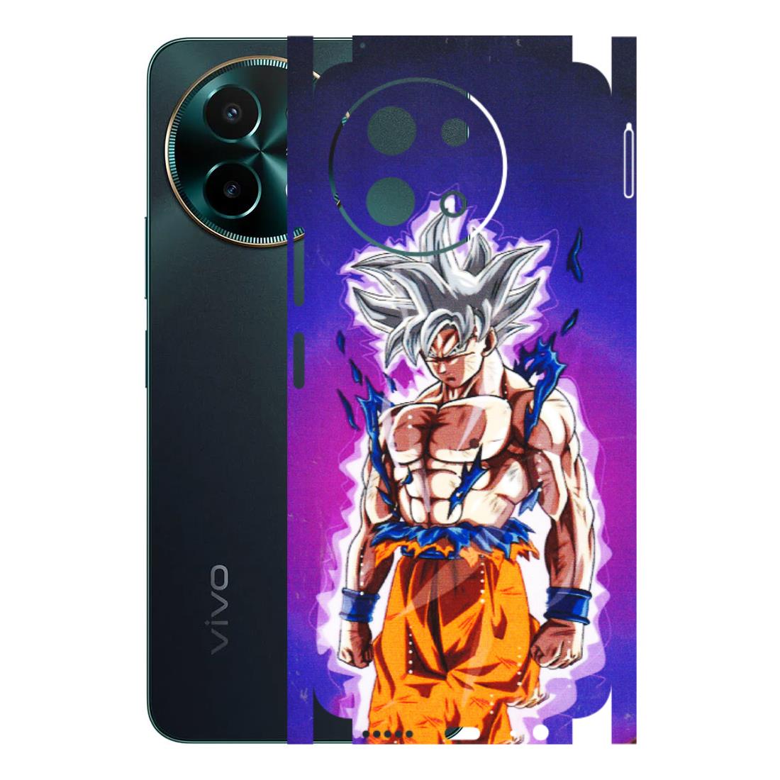 VIVO Y Series Phone Skins (All Models) - Goku Purple Anime - 3D Embossed Finish (L-147) Vivo Y58 5G