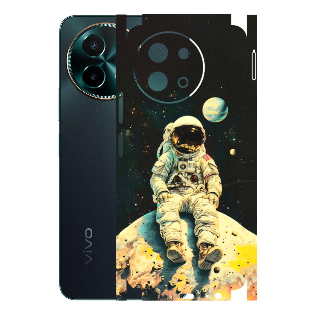 VIVO Y Series Phone Skins (All Models) - Astronaut in Space - 3D Embossed Finish (L-16) Vivo Y58 5G