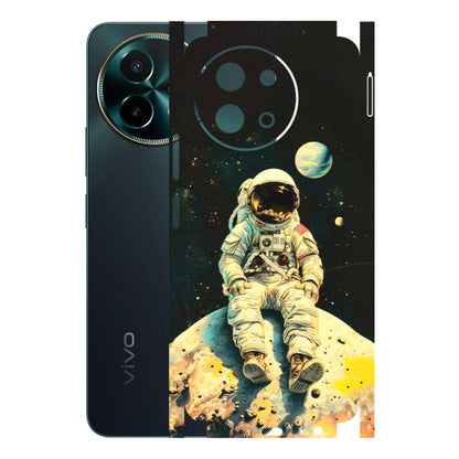 VIVO Y Series Phone Skins (All Models) - Astronaut in Space - 3D Embossed Finish (L-16) Vivo Y58 5G