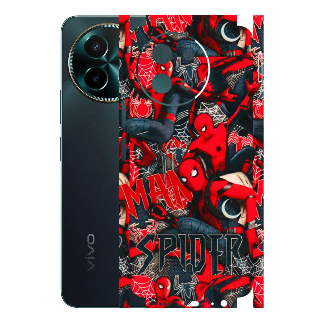 VIVO Y Series Phone Skins (All Models) - SpiderMan Cool - 3D Embossed Finish (L-188) Vivo Y58 5G