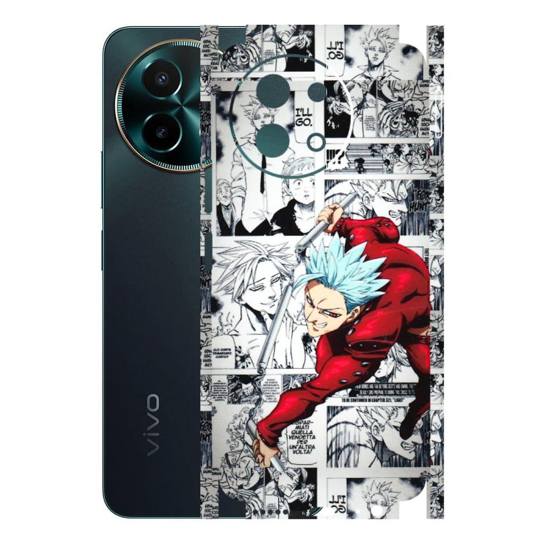 VIVO Y Series Phone Skins (All Models) - Anime Comic - 3D Embossed Finish (L-192) Vivo Y58 5G