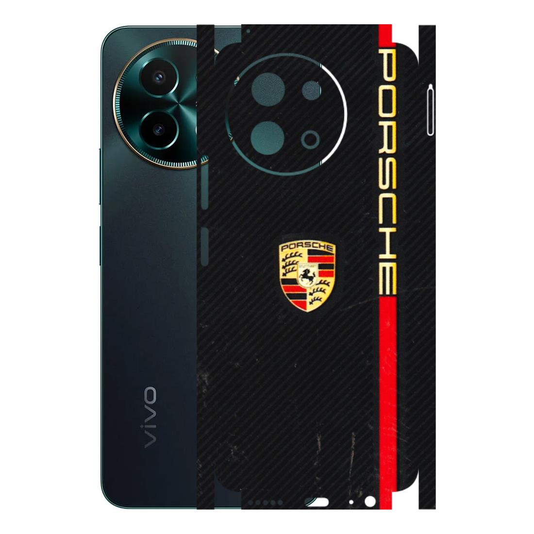 VIVO Y Series Phone Skins (All Models) - Premium Porsche - 3D Embossed Finish (L-225) Vivo Y58 5G