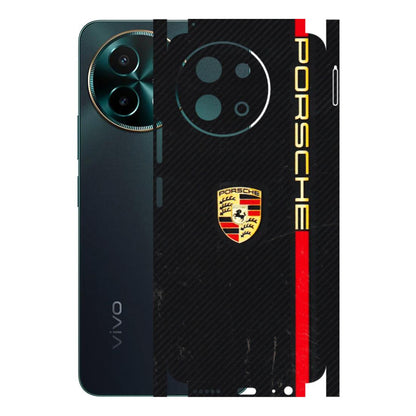 VIVO Y Series Phone Skins (All Models) - Premium Porsche - 3D Embossed Finish (L-225) Vivo Y58 5G