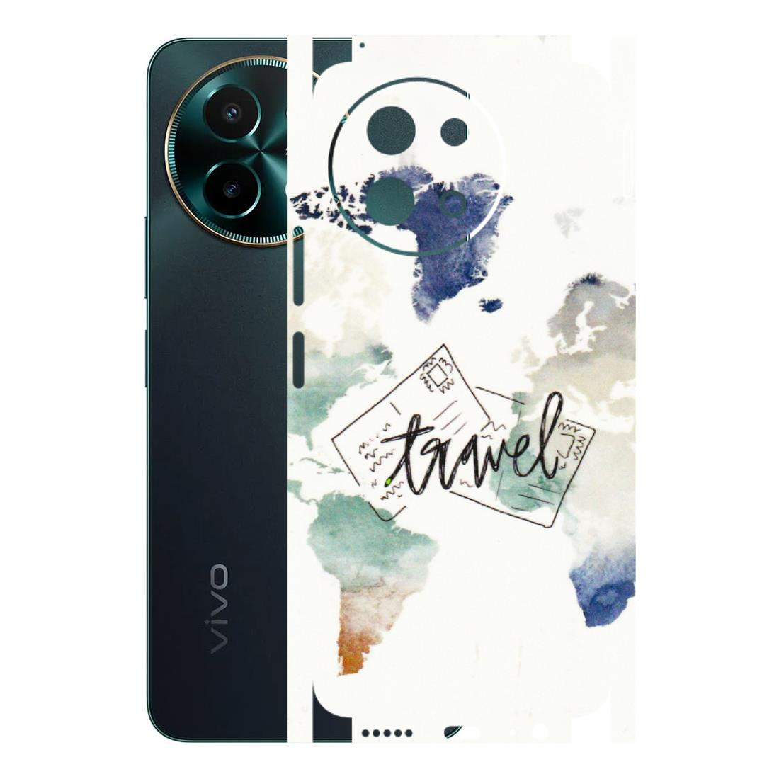 VIVO Y Series Phone Skins (All Models) - Travel The World - 3D Embossed Finish (L-232) Vivo Y58 5G