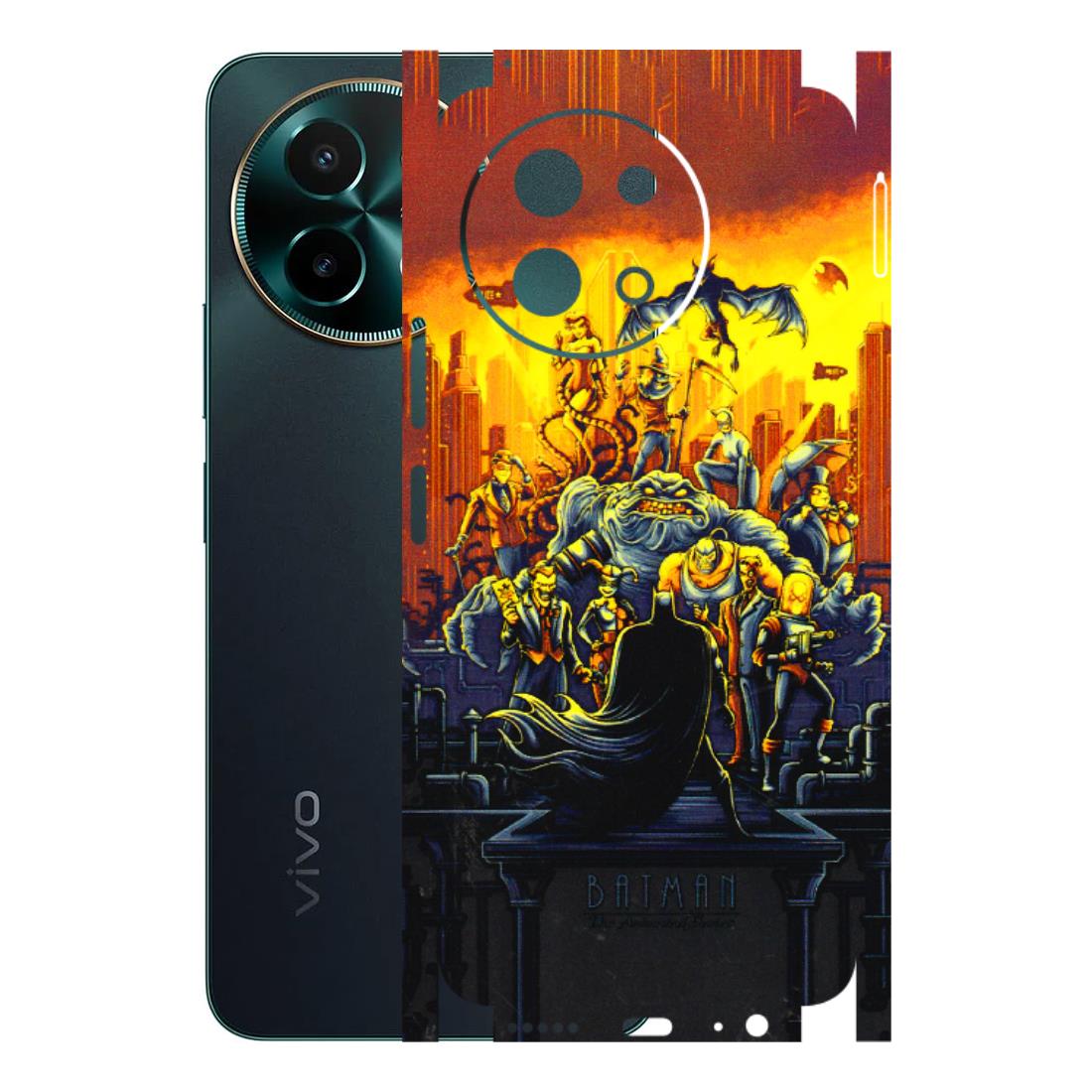 VIVO Y Series Phone Skins (All Models) - Games Doodles - 3D Embossed Finish (L-24) Vivo Y58 5G
