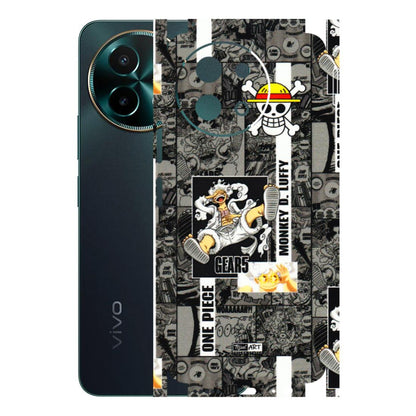 VIVO Y Series Phone Skins (All Models) - Cuffy Anime MonkeyCamic - 3D Embossed Finish (L-242) Vivo Y58 5G