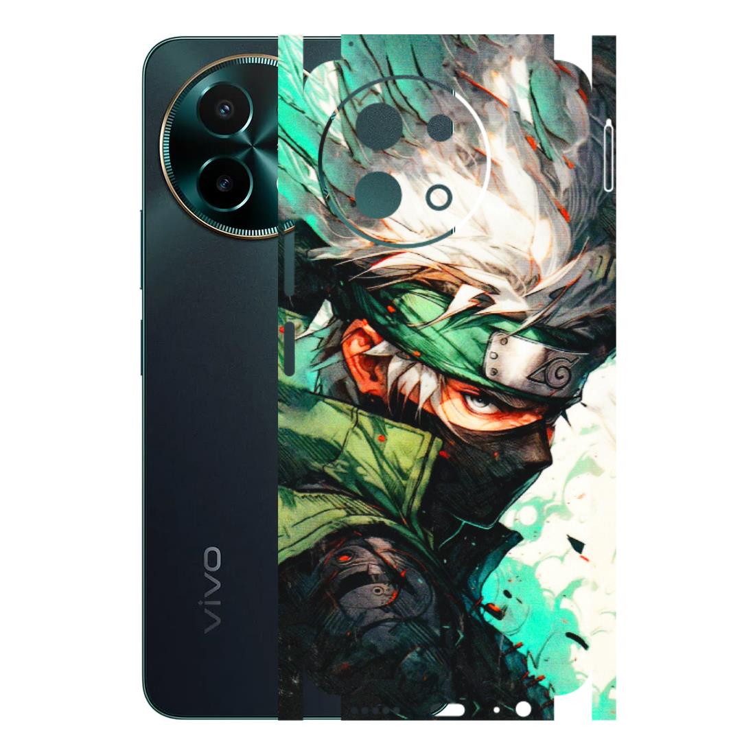 VIVO Y Series Phone Skins (All Models) - Kakashi Side Profile - 3D Embossed Finish (L-249) Vivo Y58 5G