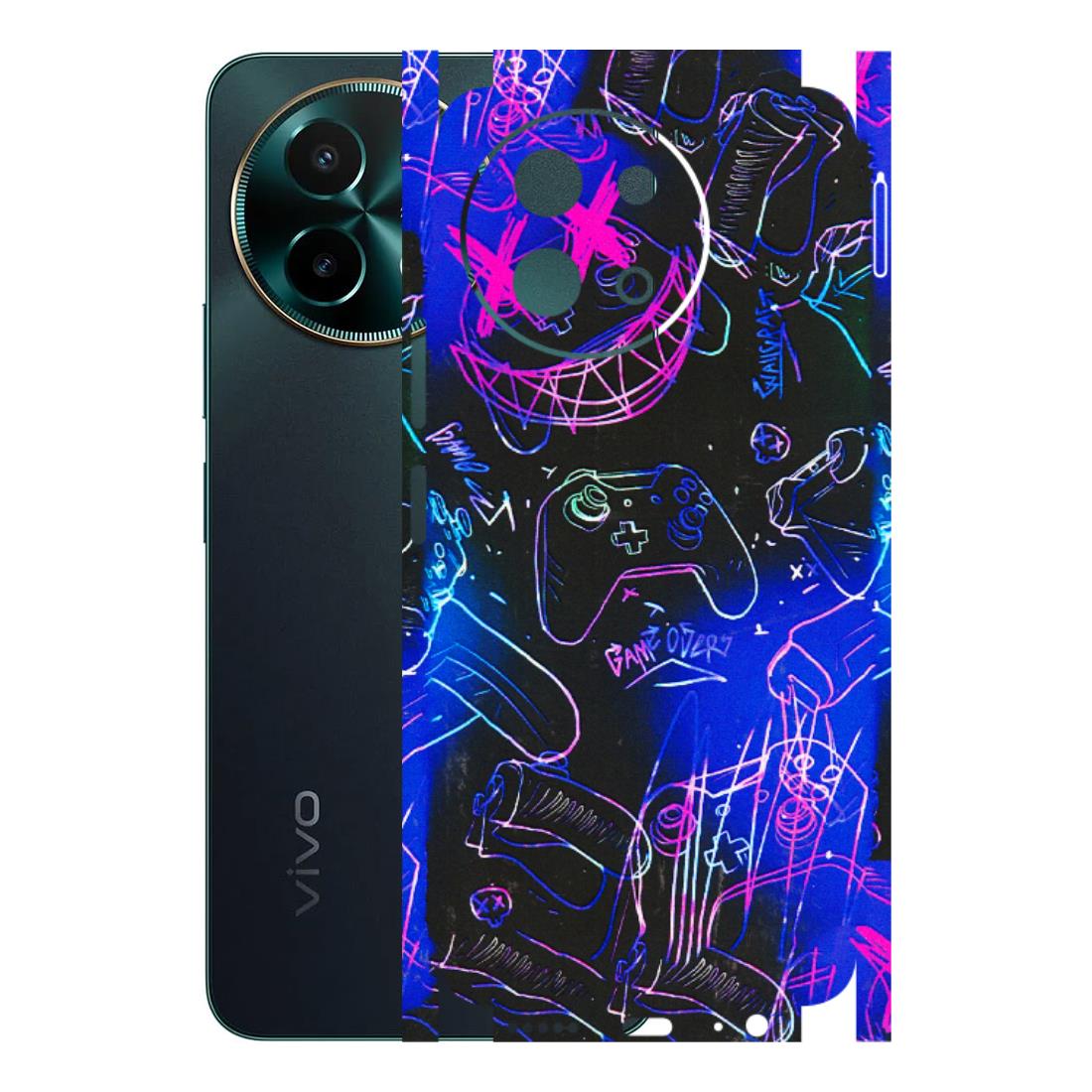VIVO Y Series Phone Skins (All Models) - Gamers Paradise - 3D Embossed Finish (L-258) Vivo Y58 5G