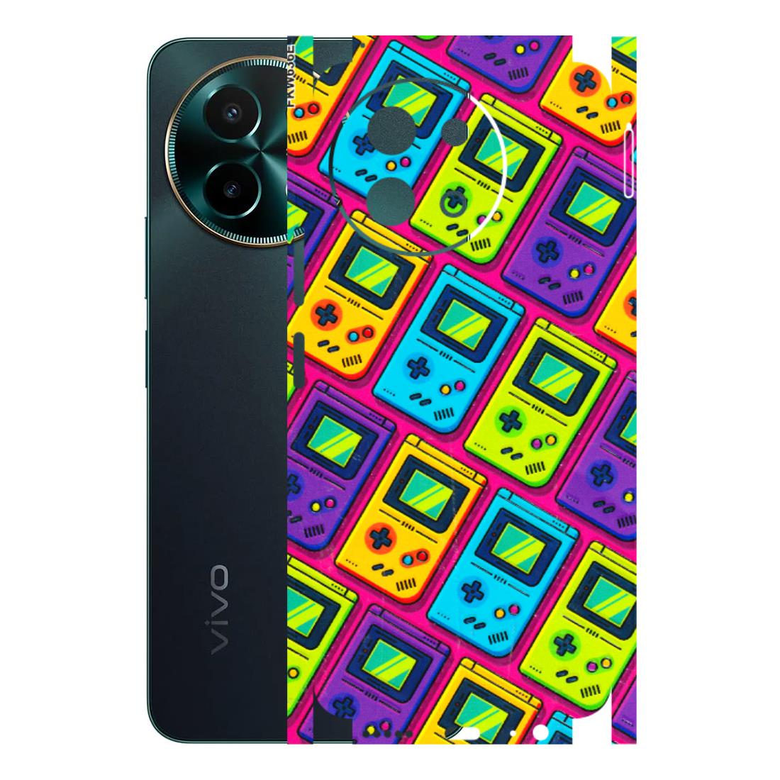 VIVO Y Series Phone Skins (All Models) - Gameboy Colourful - 3D Embossed Finish (L-266) Vivo Y58 5G