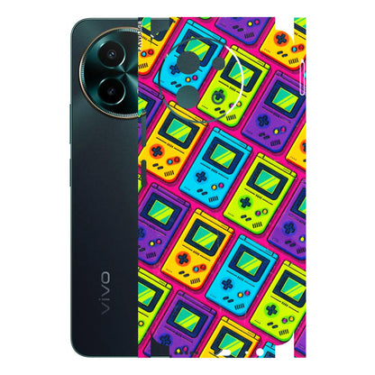 VIVO Y Series Phone Skins (All Models) - Gameboy Colourful - 3D Embossed Finish (L-266) Vivo Y58 5G