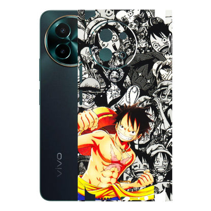 VIVO Y Series Phone Skins (All Models) - Anime Comics Games Doodles - 3D Embossed Finish (L-27) Vivo Y58 5G