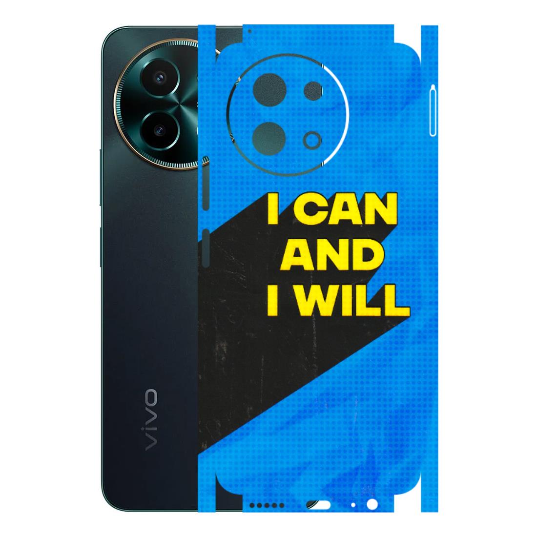 VIVO Y Series Phone Skins (All Models) - I Can And I Will - 3D Embossed Finish (L-281) Vivo Y58 5G