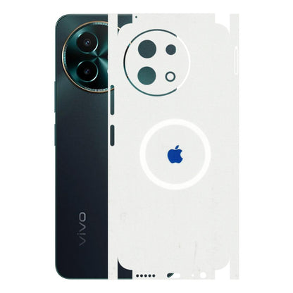 VIVO Y Series Phone Skins (All Models) - iPhone Magsafe Logo - 3D Embossed Finish (L-320) Vivo Y58 5G