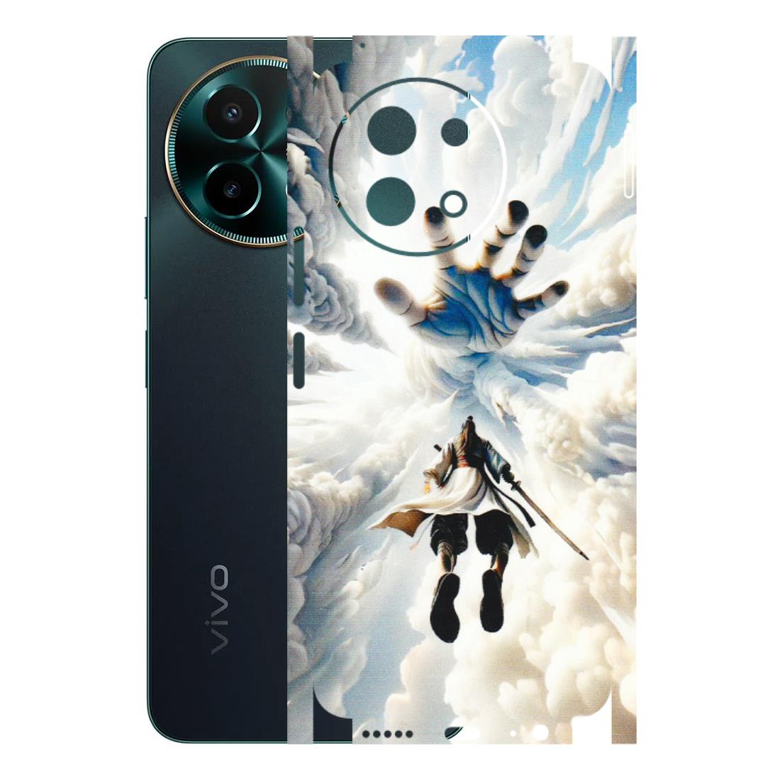 VIVO Y Series Phone Skins (All Models) - Big Hand With Monkey King - 3D Embossed Finish (L-323) Vivo Y58 5G
