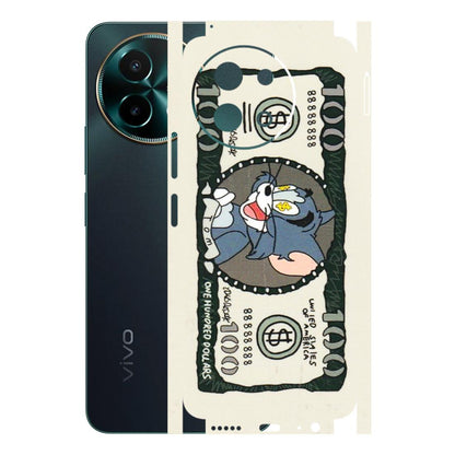 VIVO Y Series Phone Skins (All Models) - Tom Hundred Dollar - 3D Embossed Finish (L-324) Vivo Y58 5G