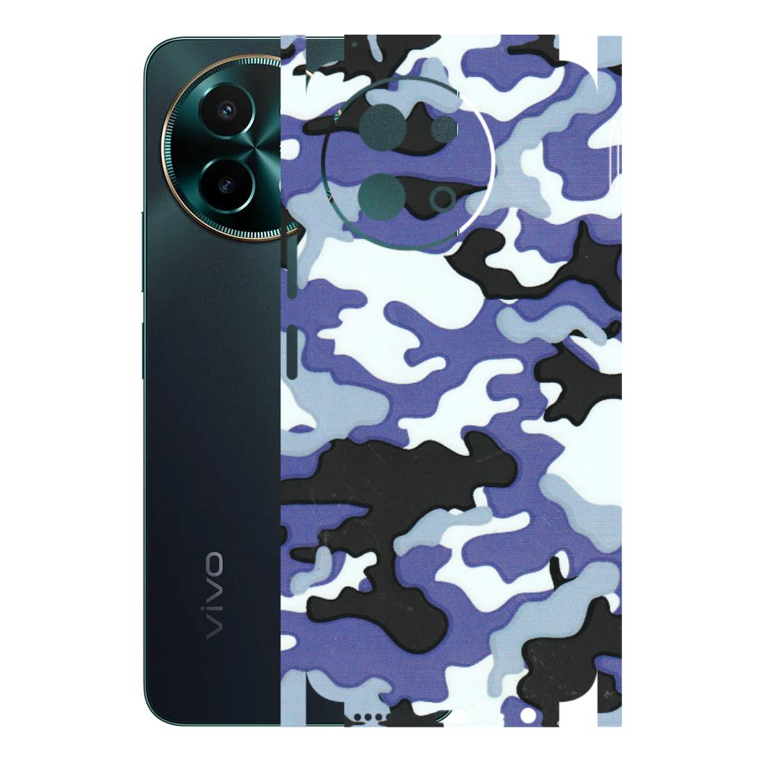 VIVO Y Series Phone Skins (All Models) - Powerfull Military Camoflauge - 3D Embossed Finish (L-49) Vivo Y58 5G