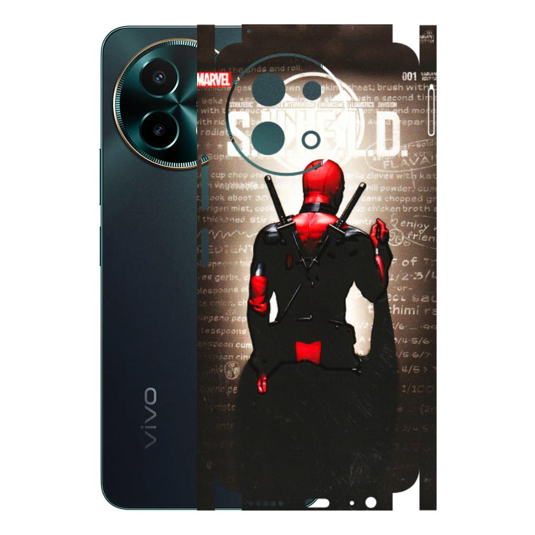 VIVO Y Series Phone Skins (All Models) - Deadpool - 3D Embossed Finish (L-56) Vivo Y58 5G