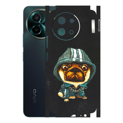 VIVO Y Series Phone Skins (All Models) - Puppy N Hoodie - 3D Embossed Finish (L-90) Vivo Y58 5G