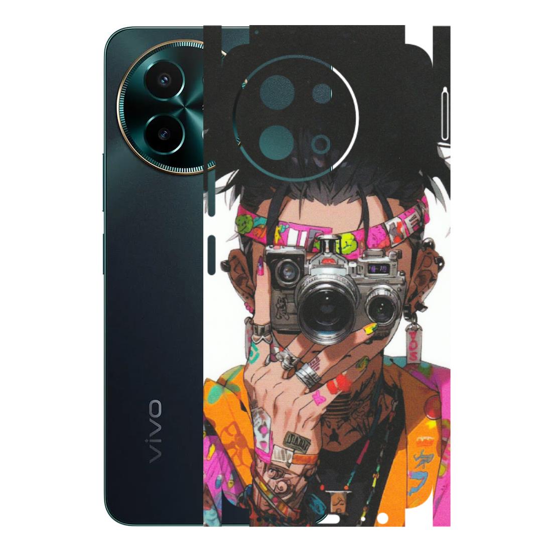 VIVO Y Series Phone Skins (All Models) - Camera Lover Girl - Matte Finish (M-09) Vivo Y58 5G