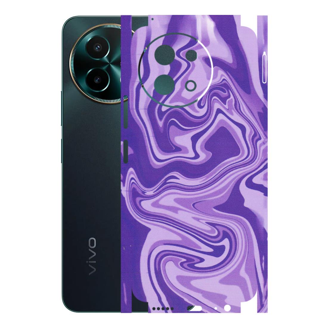 VIVO Y Series Phone Skins (All Models) - Hazy Purple Nights - Matte Finish (M-14) Vivo Y58 5G