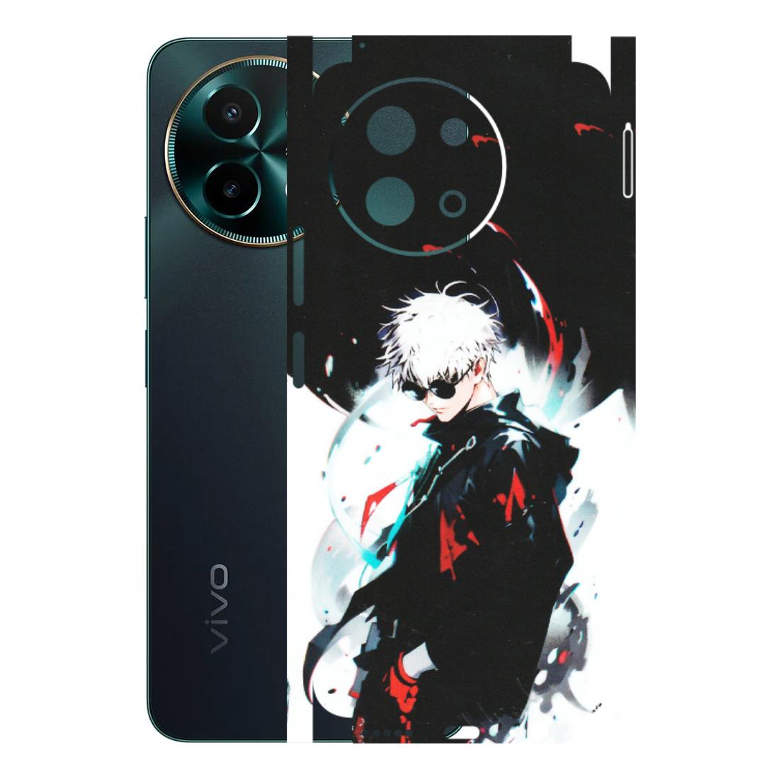 VIVO Y Series Phone Skins (All Models) - Gojo Powerful Charater Kaisen Anime - Matte Finish (M-144) Vivo Y58 5G