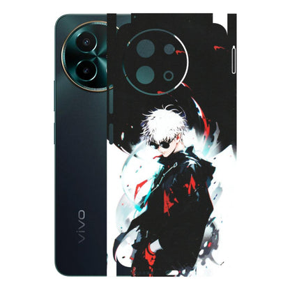 VIVO Y Series Phone Skins (All Models) - Gojo Powerful Charater Kaisen Anime - Matte Finish (M-144) Vivo Y58 5G