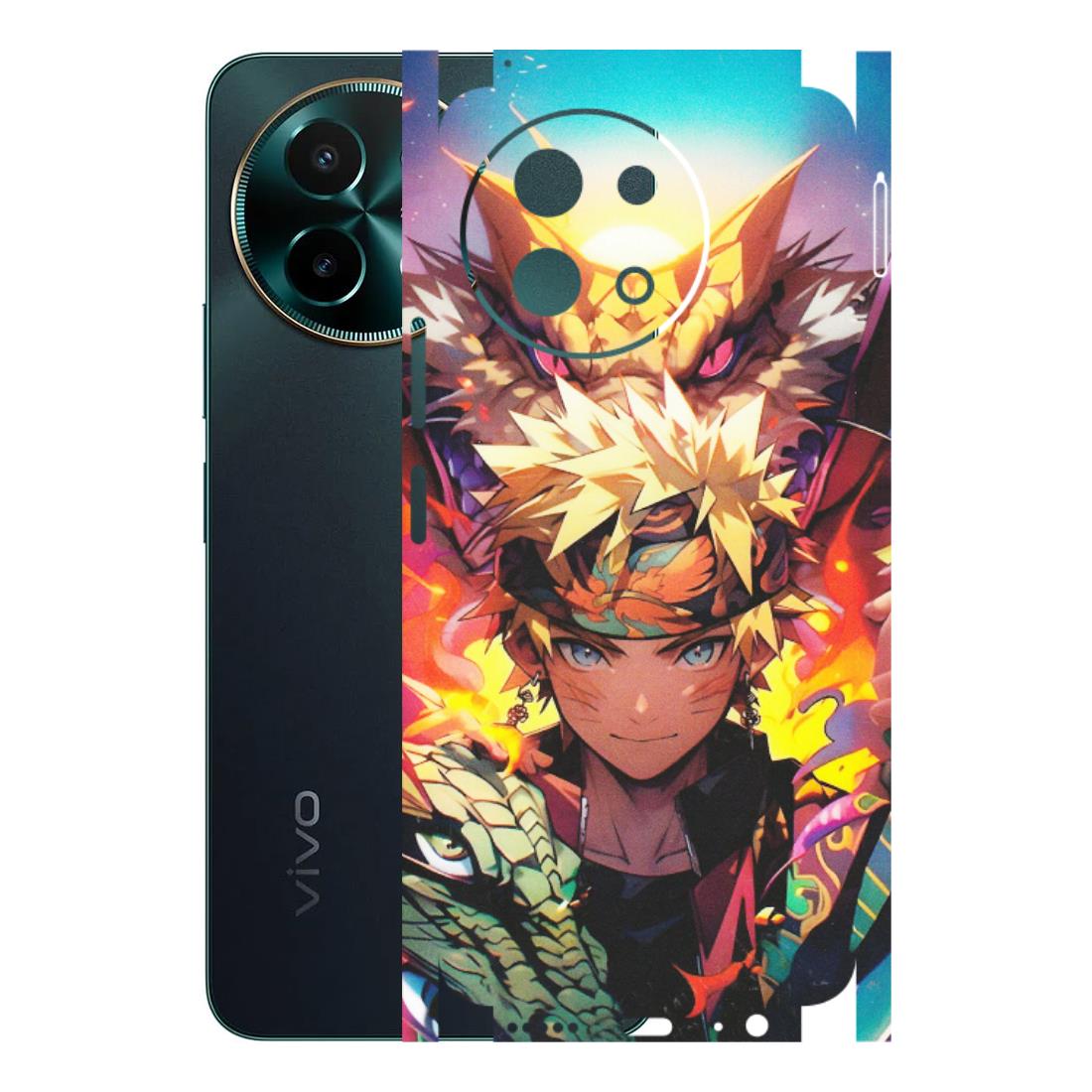 VIVO Y Series Phone Skins (All Models) - Angry Naruto Anime - Matte Finish (M-148) Vivo Y58 5G