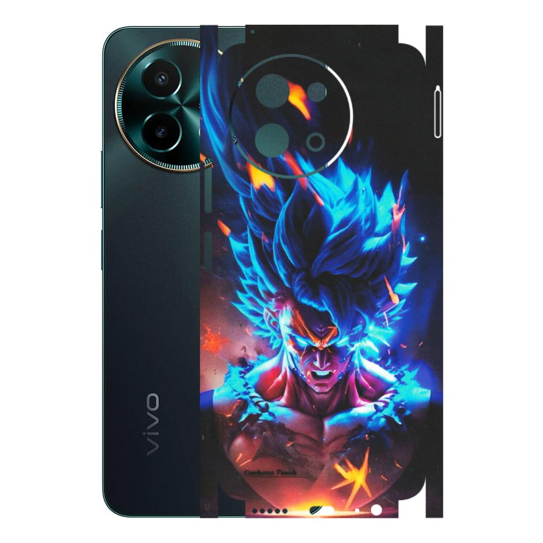 VIVO Y Series Phone Skins (All Models) - Angry Goku Dragon Ball Anime - Matte Finish (M-150) Vivo Y58 5G