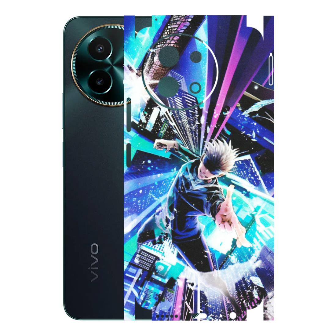 VIVO Y Series Phone Skins (All Models) - Manga Action Jujustu Kaisen Anime - Matte Finish (M-155) Vivo Y58 5G