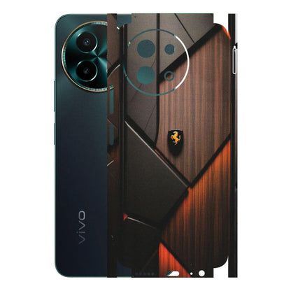 VIVO Y Series Phone Skins (All Models) - Lambo Beauty Wood Pattern Sober - Matte Finish (M-51) Vivo Y58 5G