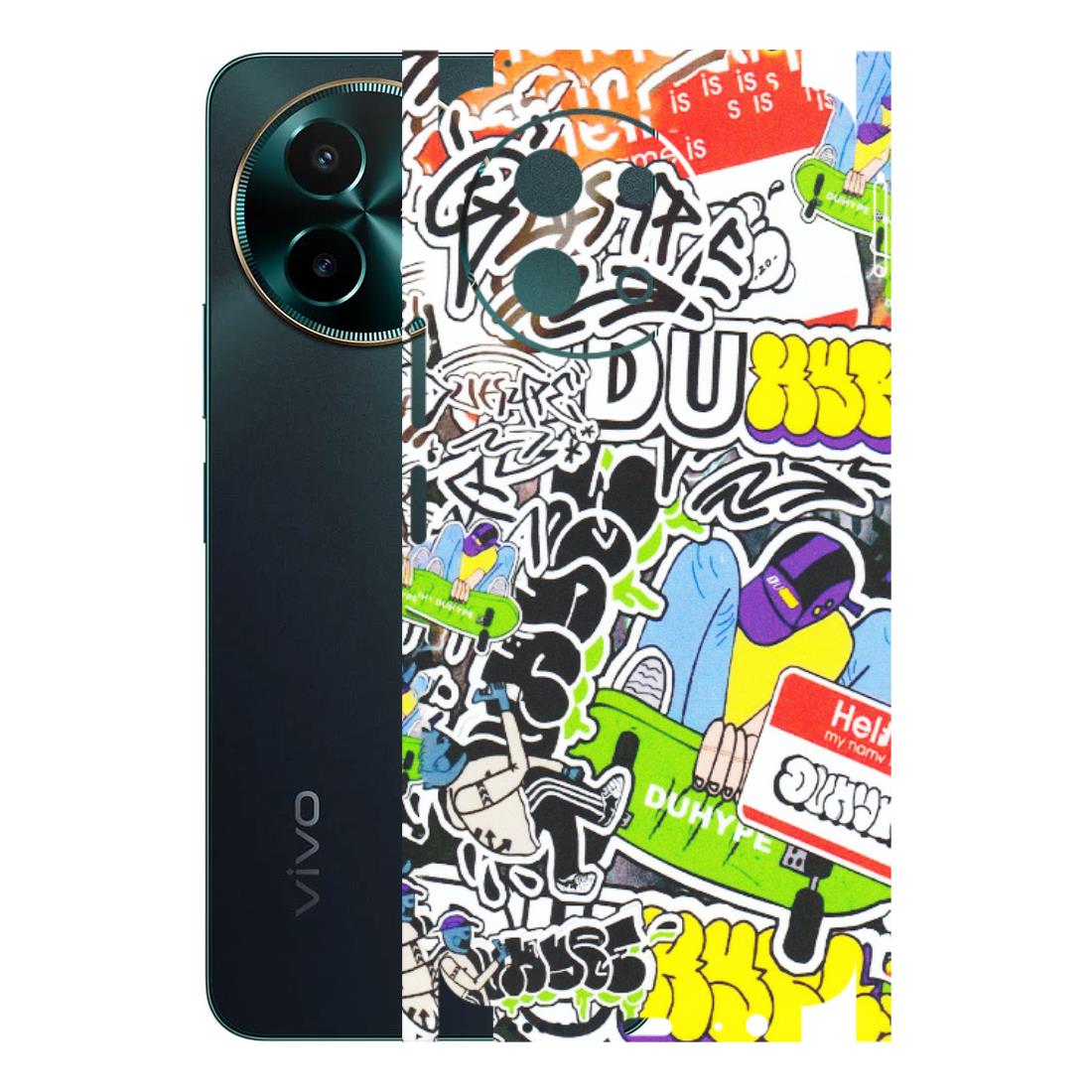 VIVO Y Series Phone Skins (All Models) - Dope Graffiti - Matte Finish (M-61) Vivo Y58 5G