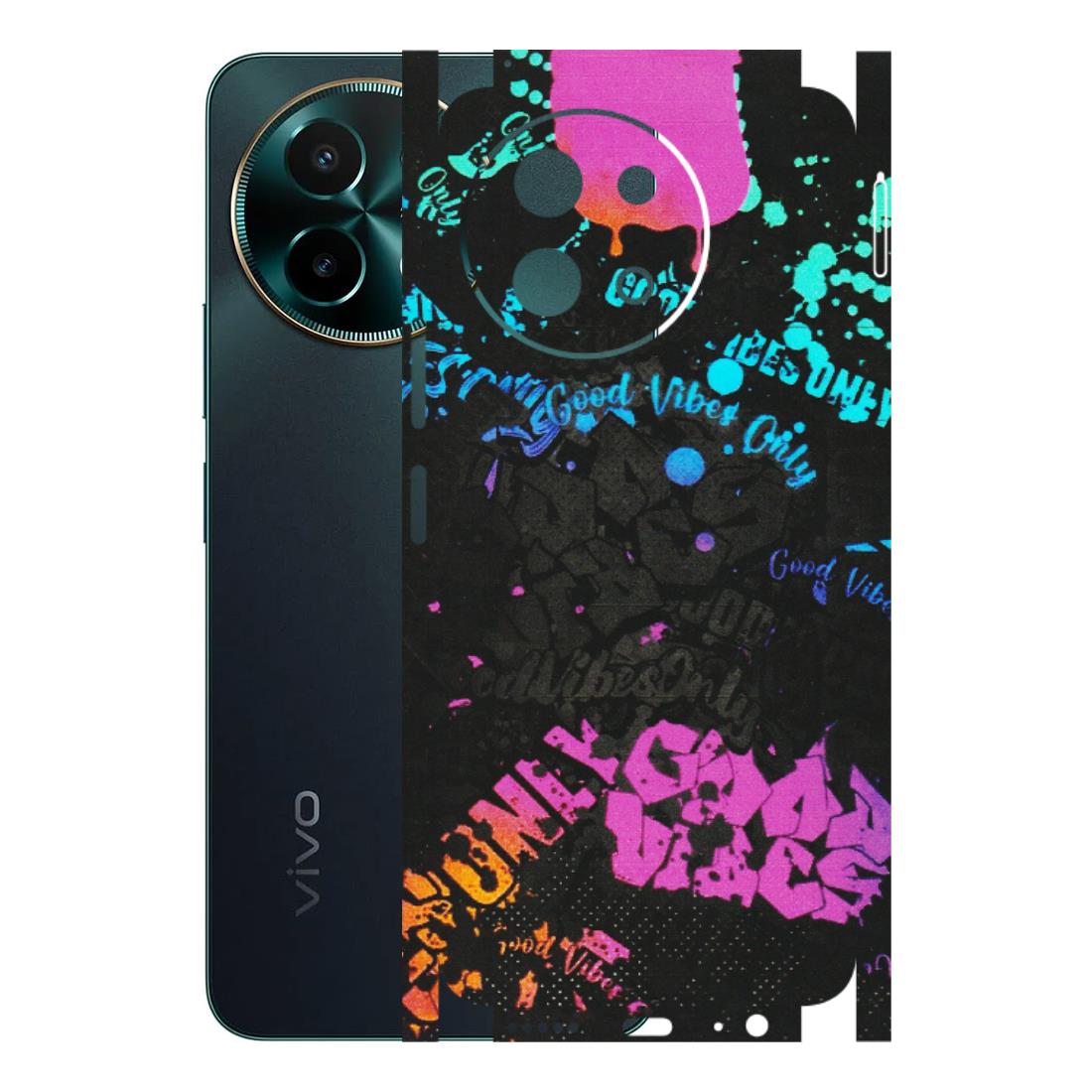VIVO Y Series Phone Skins (All Models) - Majestic Black Vibes - Matte Finish (M-62) Vivo Y58 5G