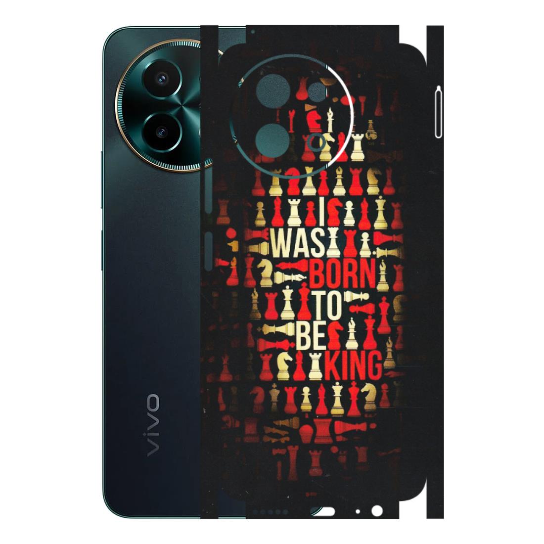 VIVO Y Series Phone Skins (All Models) - Born To Be King - Matte Finish (M-73) Vivo Y58 5G