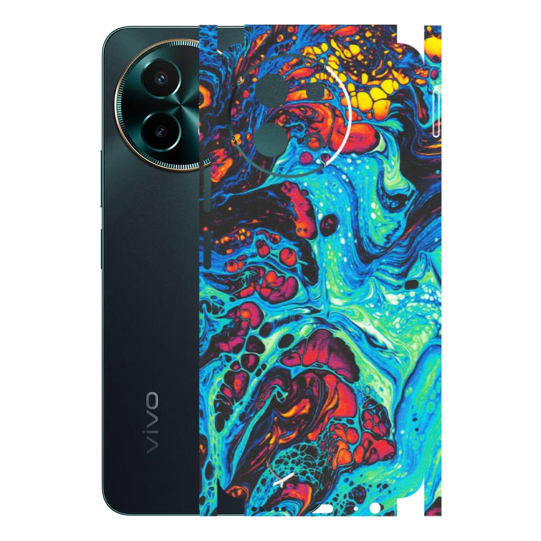 VIVO Y Series Phone Skins (All Models) - Majestic Galactic Marbel - Matte Finish (M-85) Vivo Y58 5G