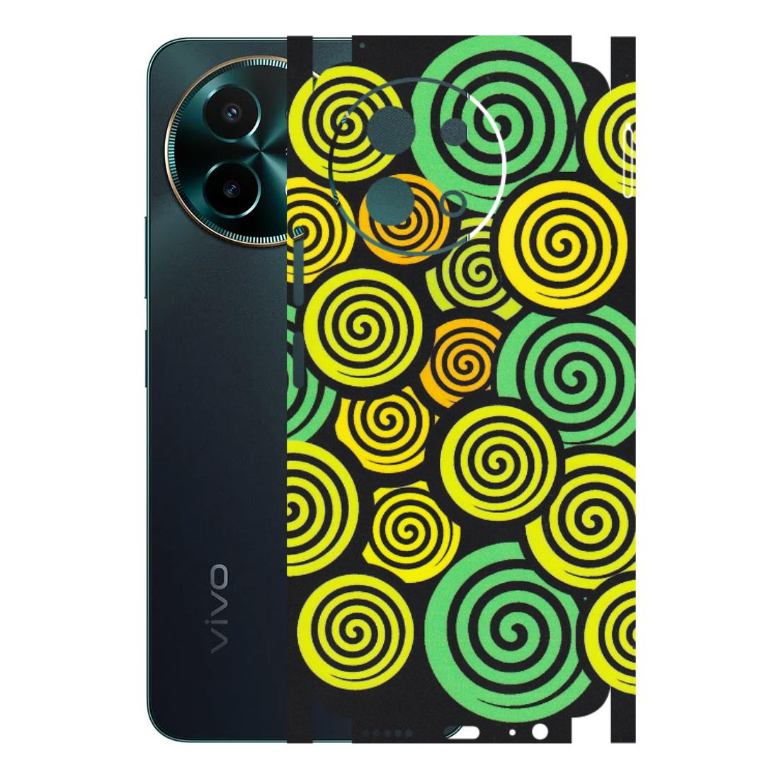 VIVO Y Series Phone Skins (All Models) - Crazy Spiral - Matte Finish (M-91) Vivo Y58 5G