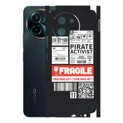 VIVO Y Series Phone Skins (All Models) - Handle With Care - Matte Finish (M-99) Vivo Y58 5G