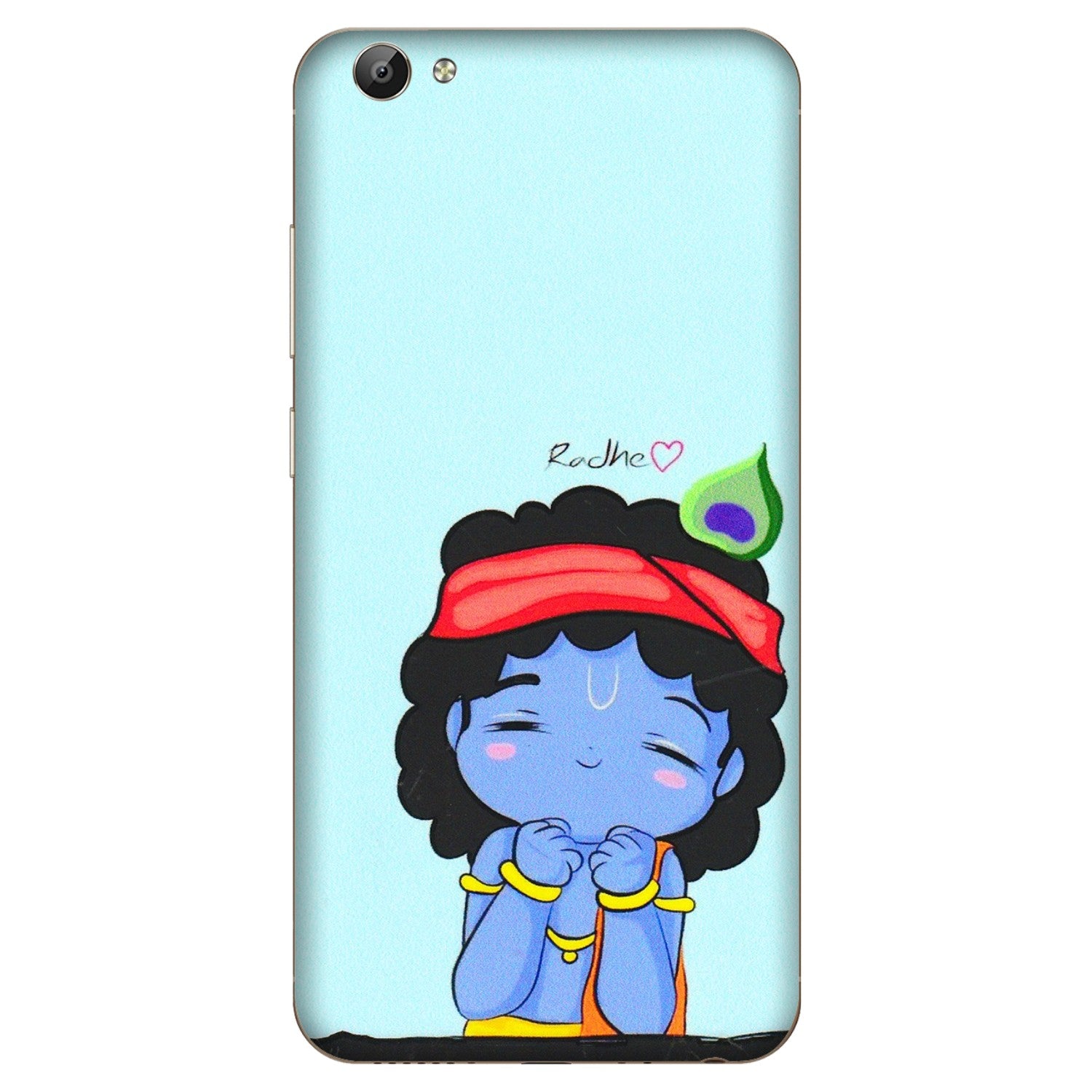 VIVO Y Series Phone Skins (All Models) - Radhe Radhe Cute Toon - 3D Embossed Finish (L-05) Vivo Y66