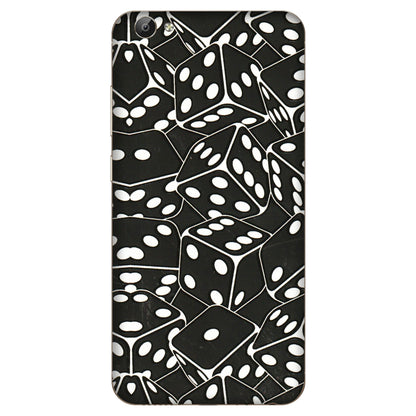 VIVO Y Series Phone Skins (All Models) - Big Black Dices - 3D Embossed Finish (L-106) Vivo Y66