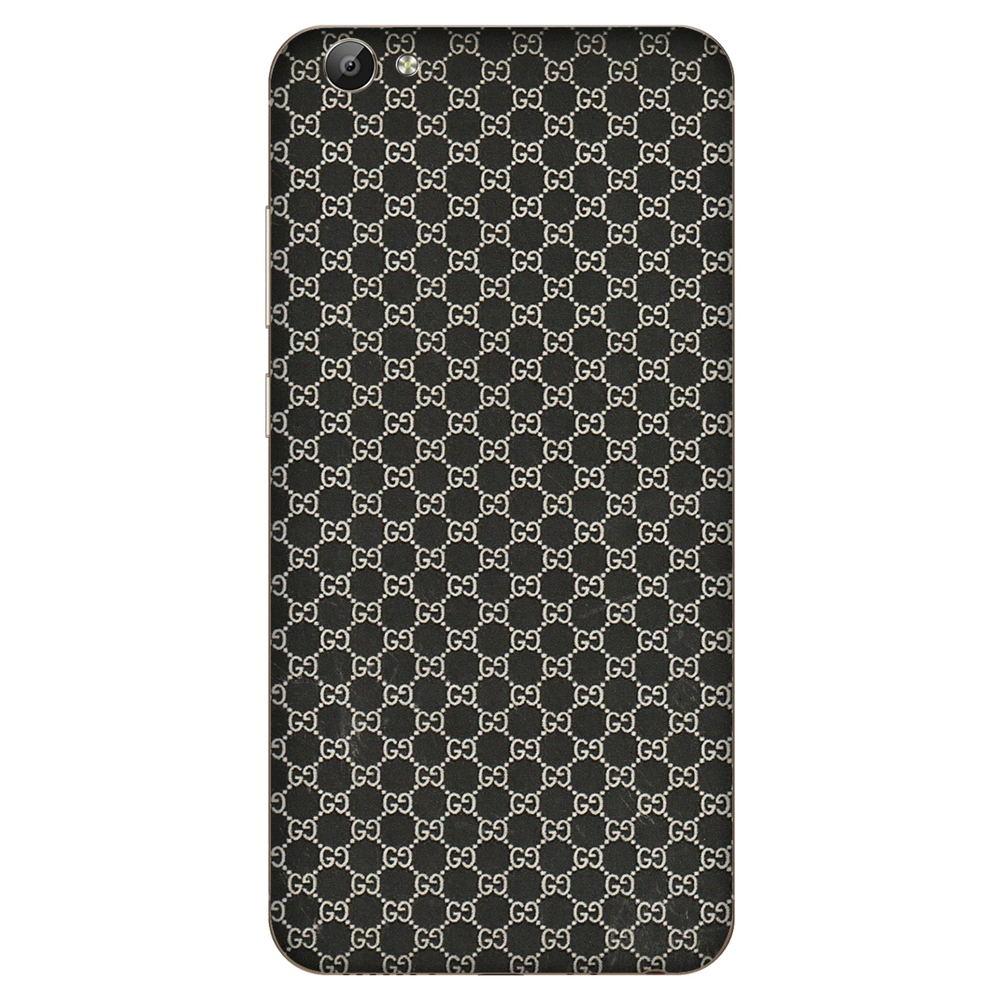 VIVO Y Series Phone Skins (All Models) - Black G Print - 3D Embossed Finish (L-109) Vivo Y66