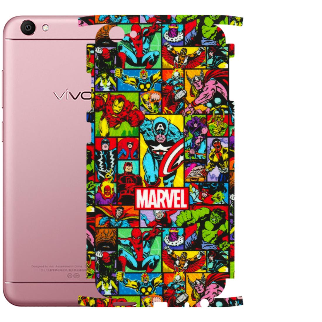 VIVO Y Series Phone Skins (All Models) - MARVELOUS Comic Characters - 3D Embossed Finish (L-129) Vivo Y66