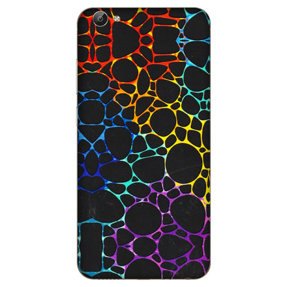 VIVO Y Series Phone Skins (All Models) - Abstract Art MultiColour - 3D Embossed Finish (L-133) Vivo Y66